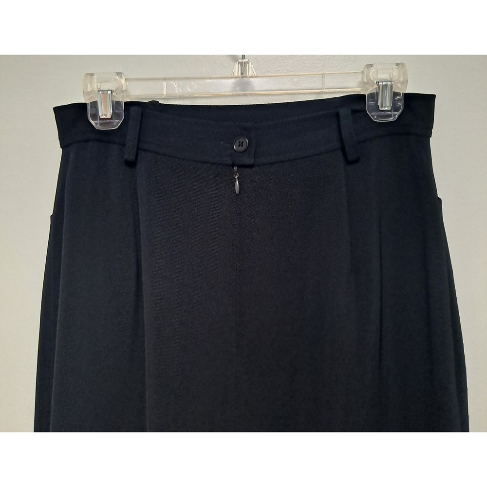 Size 10 Lauren Ralph Lauren Navy Long Pencil Skirt Lined Preppy Old Money - Picture 3 of 6